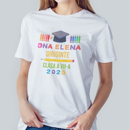 Tricou personalizat cu text - Absolvire