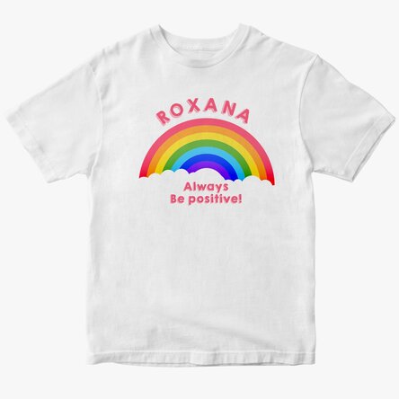 Tricou personalizat cu text - Always be positive