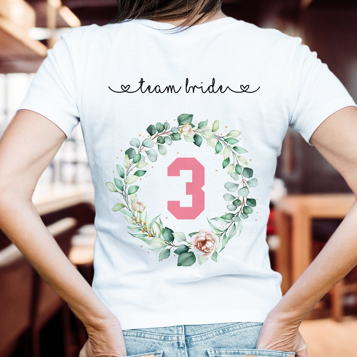Tricou personalizat cu text - Bride & Bride Team - Burlacite