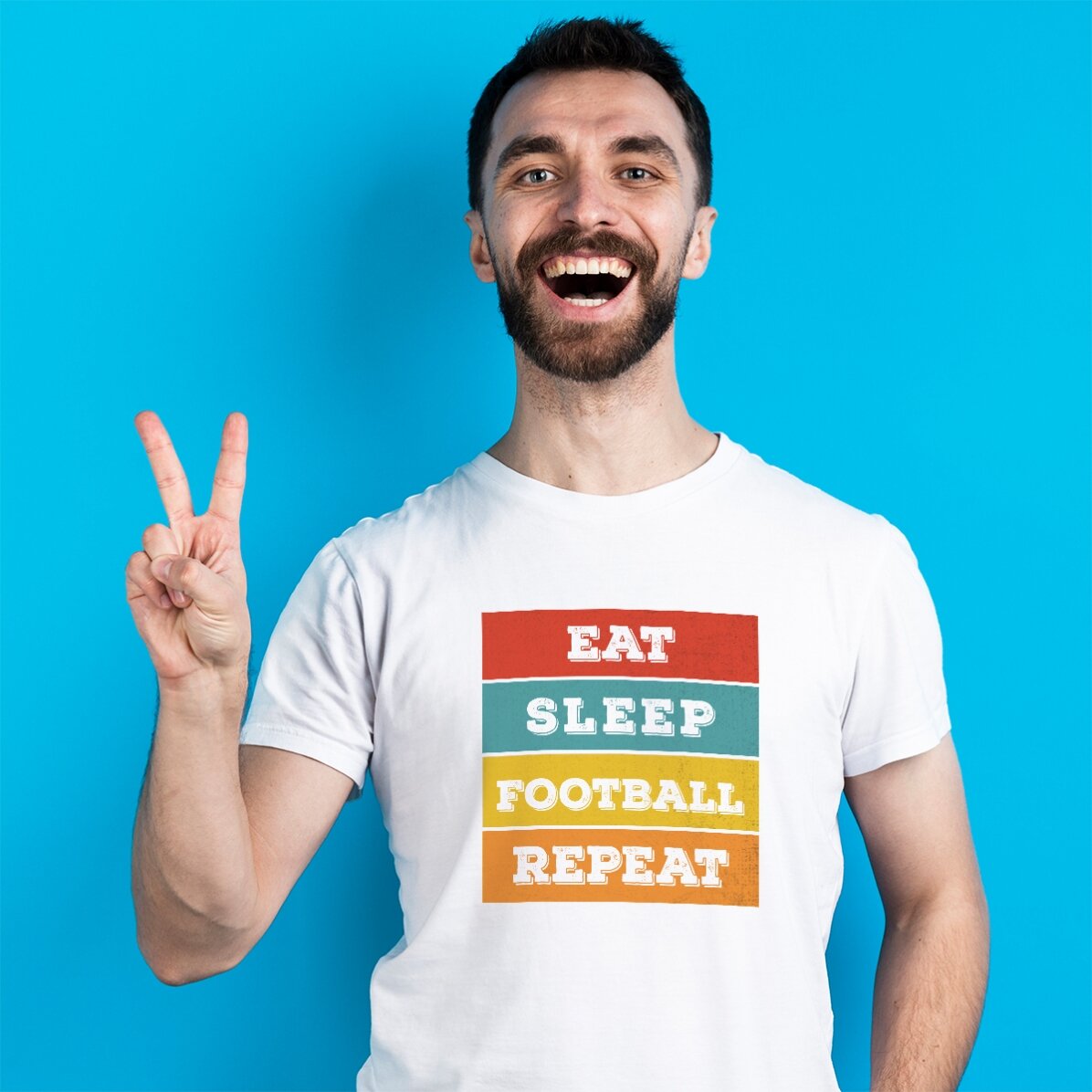 Tricou personalizat cu text - Eat. Sleep...