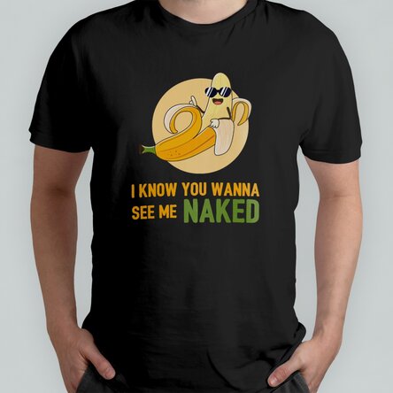Tricou personalizat cu text - Naked Banana
