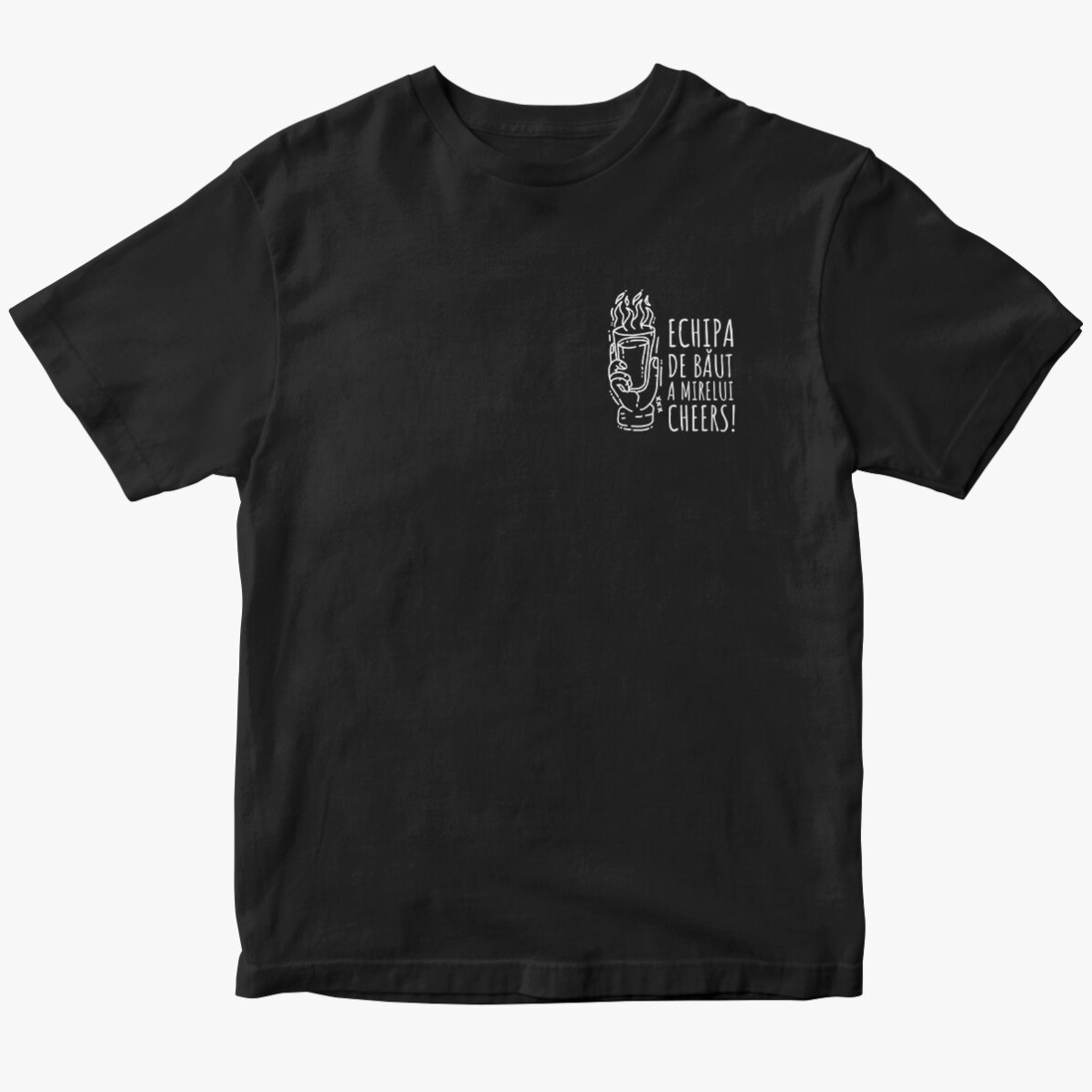 Tricou personalizat cu text pentru petrecerea burlacilor - Echipa mirelui