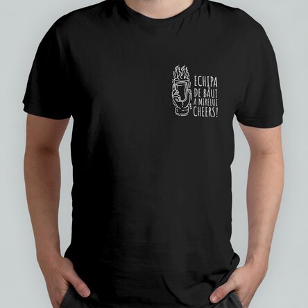 Tricou personalizat cu text pentru petrecerea burlacilor - Echipa mirelui