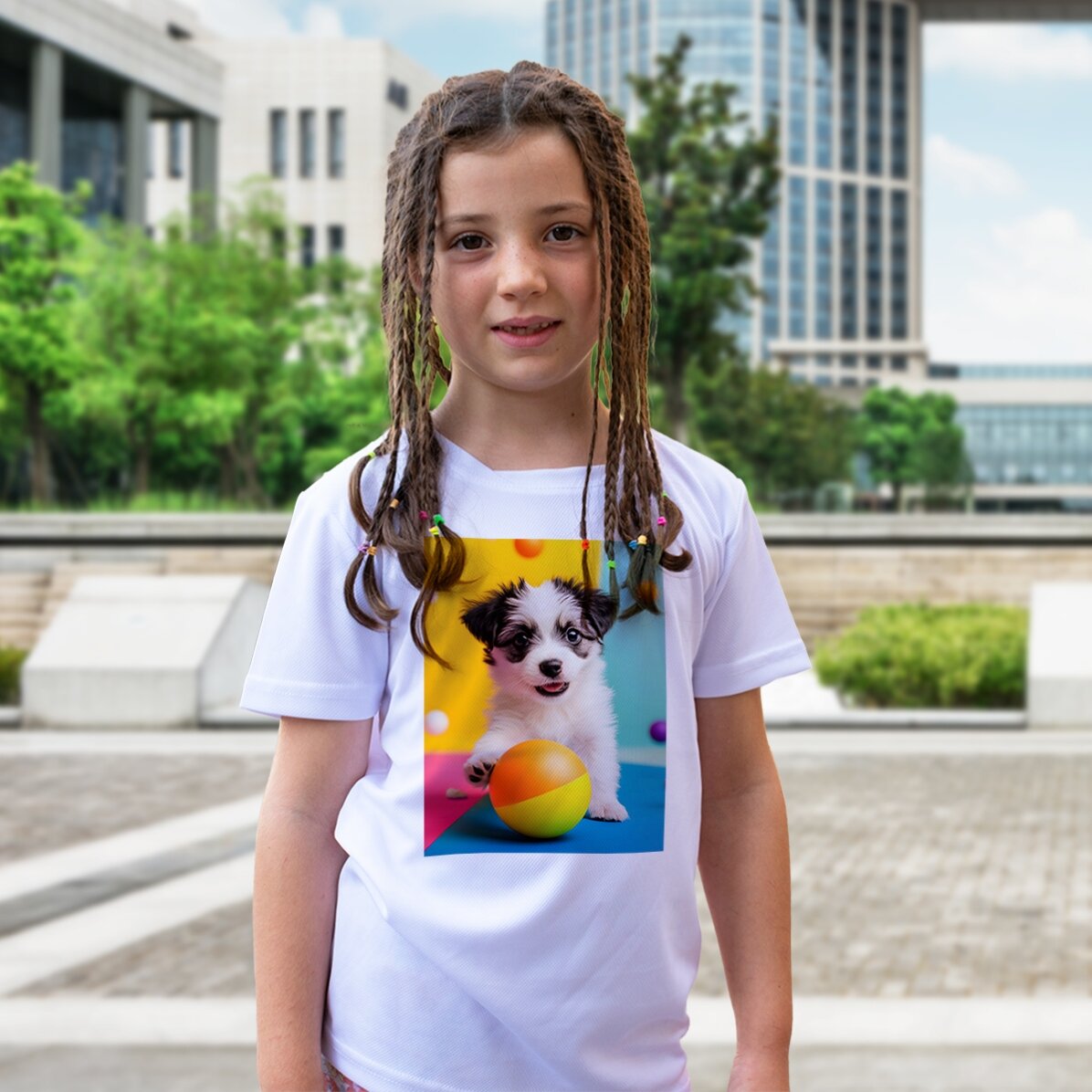 Tricou sport pentru copii personalizat cu poză portret