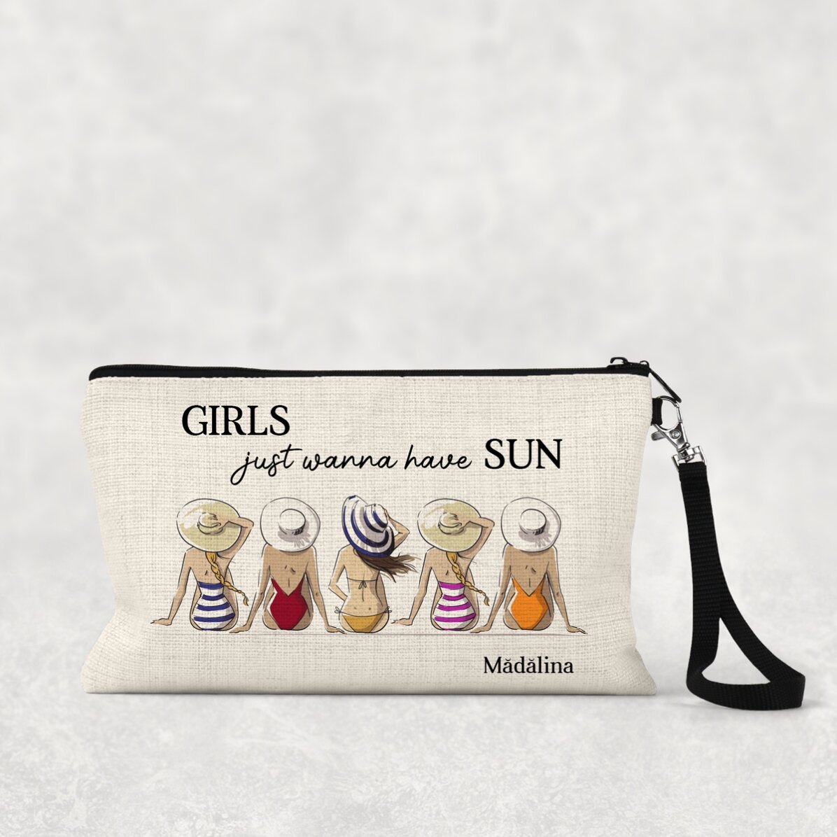 Trusă make-up personalizată cu text - Summer girls