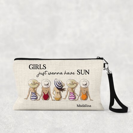 Trusă make-up personalizată cu text - Summer girls
