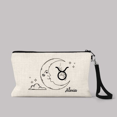 Trusă make-up personalizată cu text - Zodia Taur