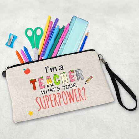 Trusă pentru profesori personalizată cu text - Superpower