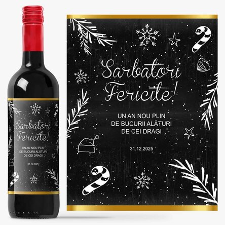 Vin personalizat - Christmas Time