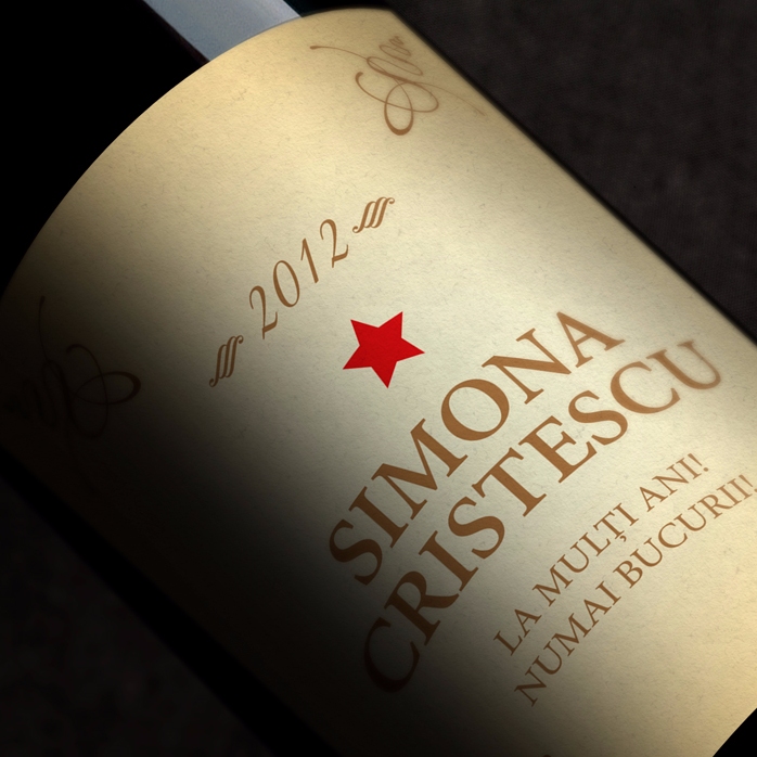 Vin personalizat - Classic Birthday