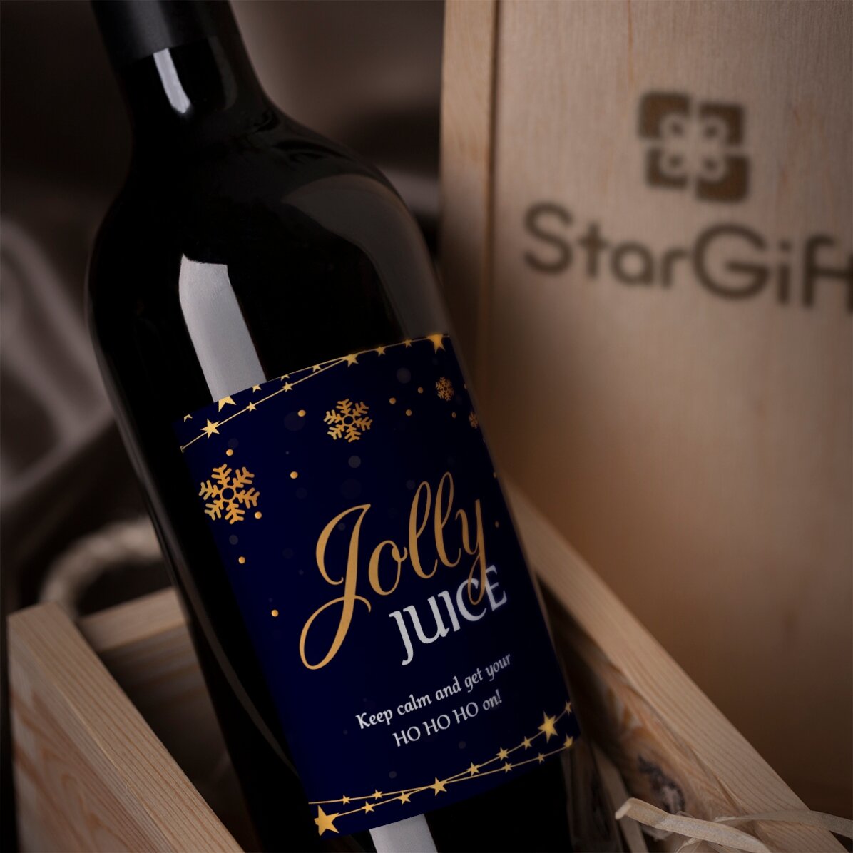 Vin personalizat cu text - Jolly juice