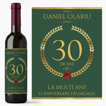 Vin personalizat cu text - Special Gift