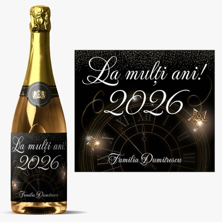 Vin spumant personalizat cu text - Anul nou