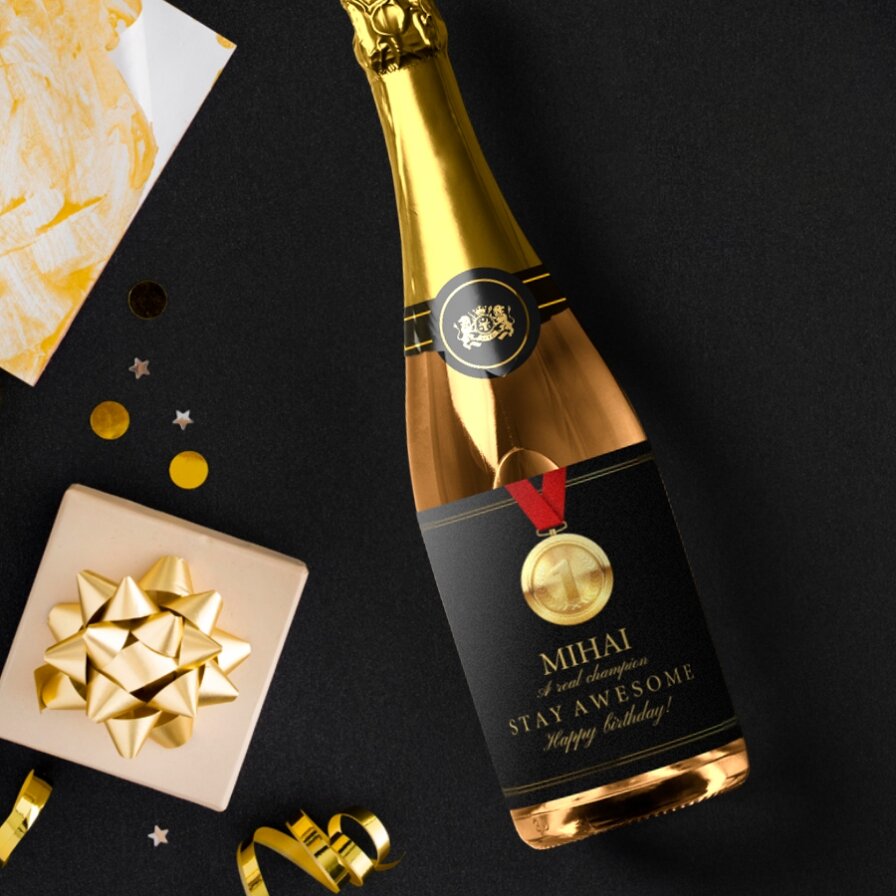 Vinuri personalizate pentru el